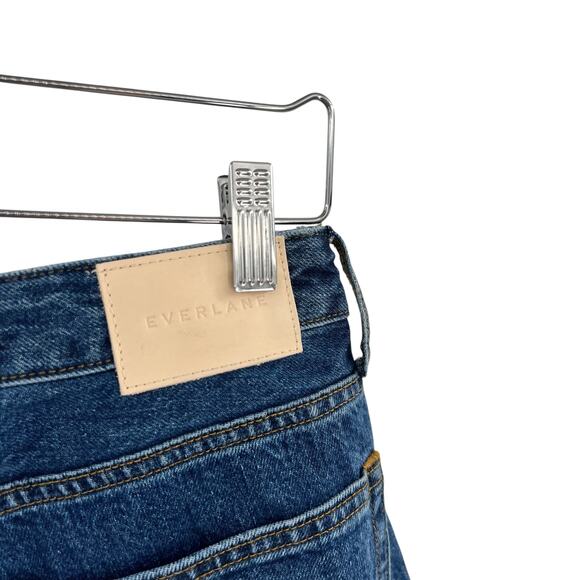 Everlane The Curvy 90s Cheeky Straight Jeans Rigid Wash Blue Size 30 Crop - Picture 14 of 16